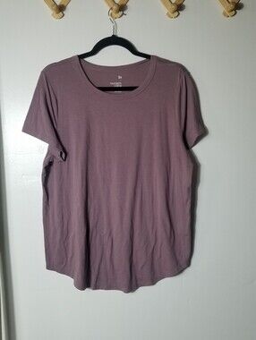 SO JUNIORS FAVORITE CREW TEE MAUVE PURPLE COLOR SIZE XL